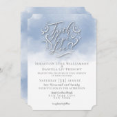 Faith Hope Liebe Wedding Einladung | Gesandter Him (Vorne/Hinten)