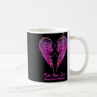 Faith Hope Liebe Wings Breast Cancer Awareness Pin Kaffeetasse