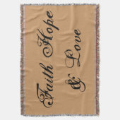 Faith Hope Liebe Winter Peace Party Showbüro Decke (Vorderseite Vertikal)