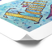 Faith Hope Liebe Word Collage Art Poster drucken (Ecke)