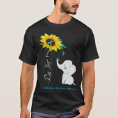 Faith Hope Love Addiction Recovery Awareness T-Shirt (Vorderseite)