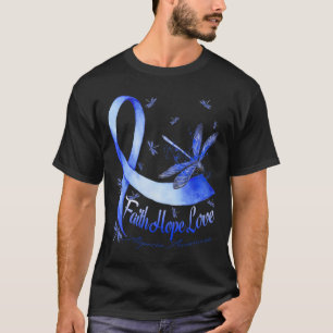 Faith Hope Love Alopecia Awareness Draquelly T-Shirt