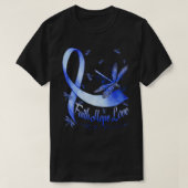 Faith Hope Love ALS Awareness Dragonfly T-Shirt (Design vorne)