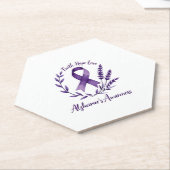 Faith Hope Love Alzheimer's Awareness Dragonfly (1 Untersetzer (angewinkelt)
