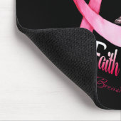 Faith Hope Love Draquelly Breast Cancer Awareness Mousepad (Ecke)