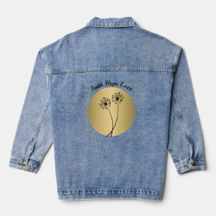 Faith, Hope & Love Löwenzahn-Denimjacke Jeansjacke