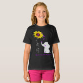Faith Hope Love Migraine Headache Awareness T-Shirt (Vorne ganz)