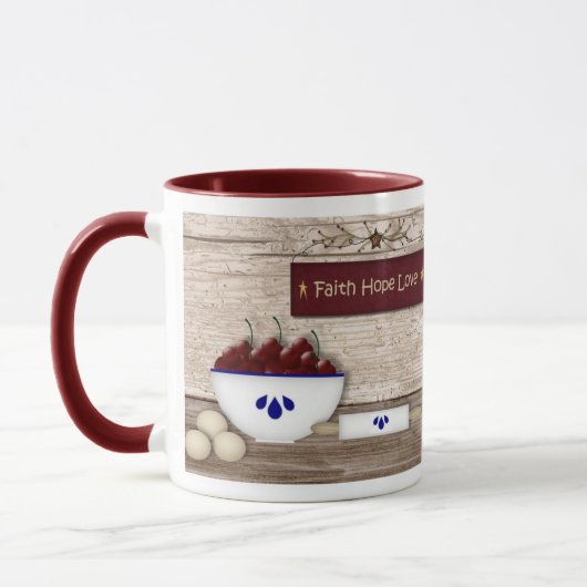 Faith Hope Love Mug Tasse (Links)