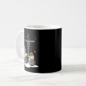 Faith Hope Love Snowman Jesus Christian Tree Chris Kaffeetasse (Vorderseite Links)