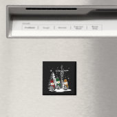 Faith Hope Love Snowman Jesus Christian Tree Chris Magnet (In Situ (Geschirrspüler))