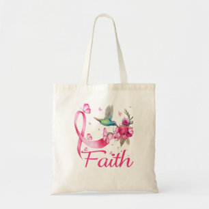 Faith Hummingbird Brustkrebs Bewusstsein Tragetasche