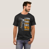Faith I can do all things through christ christian T-Shirt (Vorne ganz)