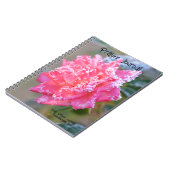 Faith Ice Crystals Rose in Pink Prayer Journal Notizblock (Linke Seite)