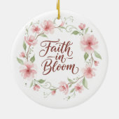 Faith in Bloom Floral Ornament (Hinten)