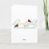 Faith Inspiration Grußkarte Karte (Rückseite)