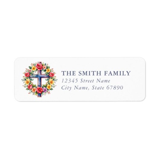 Faith & Inspirational Return Address Labels (Vorne)