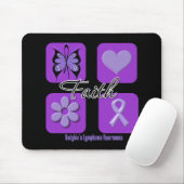 Faith Inspirations Hodgkin's Lymphoma Mousepad (Mit Mouse)