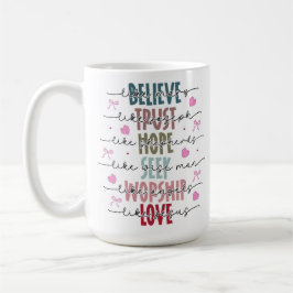 Faith-Inspired Kaffeetasse