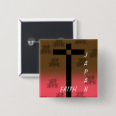 FAITH JAPAN BUTTON (Vorne & Hinten)