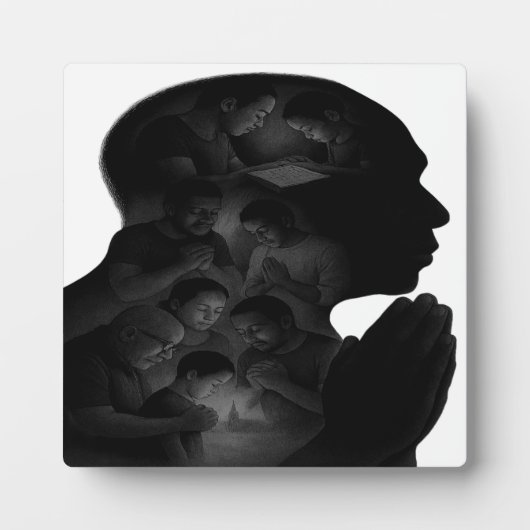 Faith Journey Tabletop Plaque Fotoplatte (Vorderseite)