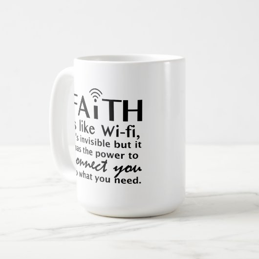 Faith Kaffeetasse (Vorderseite Links)