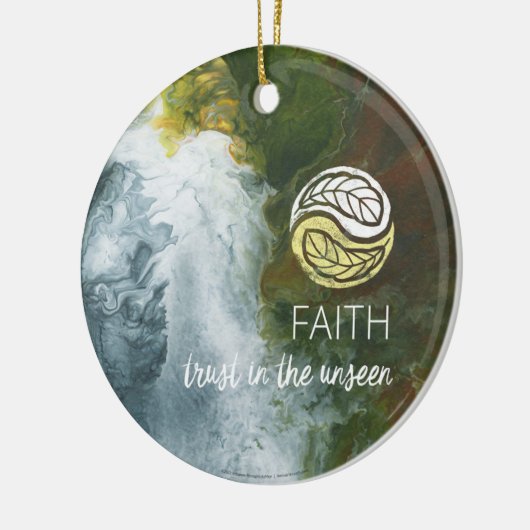 Faith Keramik Ornament (Links)