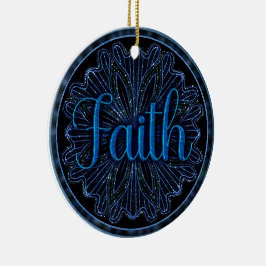 Faith Keramik Ornament (Rechts)
