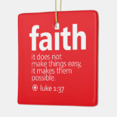Faith Keramikornament (Links)