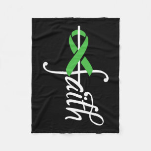 Faith Kidney Disease - Ribbon Kidney Disease Aware Fleecedecke