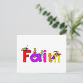 Faith Kids Postkarte (Stehend Vorderseite)