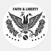 Faith & Liberty Stickers (Vorderseite)