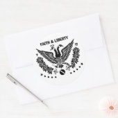 Faith & Liberty Stickers (Umschlag)