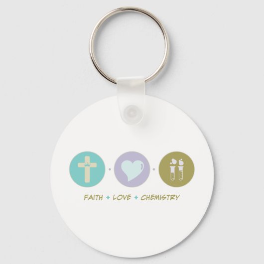 Faith Liebe Chemistry Schlüsselanhänger (Vorderseite)