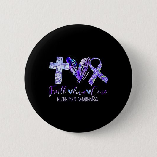 Faith Liebe Cure Heimerheimer Button (Vorderseite)