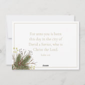 Faith Liebe Family Religious Ein Foto Weihnachten (Rückseite)