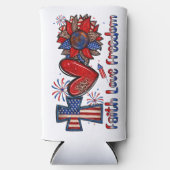 Faith Liebe Freedom Seltzer Can Cooler Selters Dosenkühler (Vorderseite)