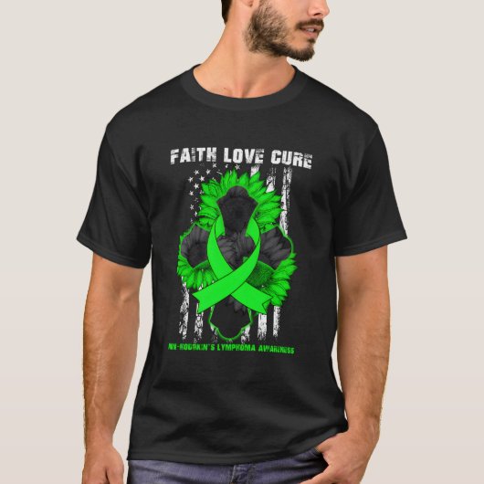 Faith Liebe heilt Non-Hodgkin's Lymphoma Christlic T-Shirt (Vorderseite)