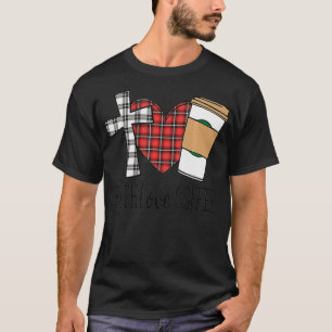 Faith Liebe Kaffee T-Shirt Kaffee Lover Witzige Zi