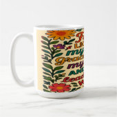 Faith Lights My Path Christian Art - Inspirational Kaffeetasse (Links)