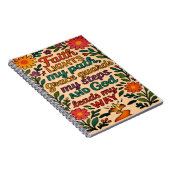 Faith Lights My Path Christian Art - Inspirational Notizblock (Rechte Seite)