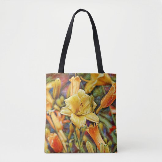 Faith Lily Blume and Bible Verse Tasche (Vorderseite)