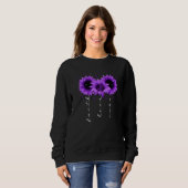 Faith Love Cure Sunflower Epilepsy Awareness Warr Sweatshirt (Vorne ganz)
