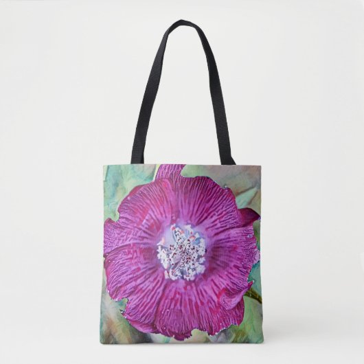 Faith Magenta Poppy Art Tasche (Vorderseite)