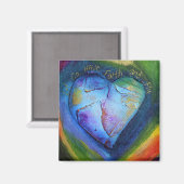 Faith Magnet blau (Vorderseite/Rückseite)