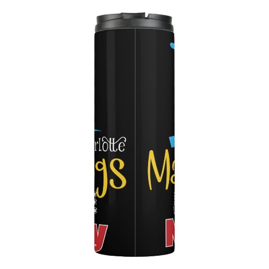 Faith Makes Things Possible Not Easy Thermosbecher (Rückseite)