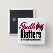 FAITH-MATTER DES Multiplen Myeloms Button (Vorne & Hinten)