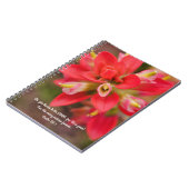 Faith Mercy Bible Verse Gebetsbuch Notizblock (Linke Seite)