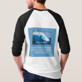 Faith Message James 1-6 - 3/4 Länge Länge T-Shirt (Rückseite)