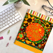 Faith Miracles Zitat Blumenbumblebeeren Irland Notizblock