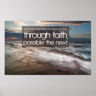 Faith Motivierend Poster